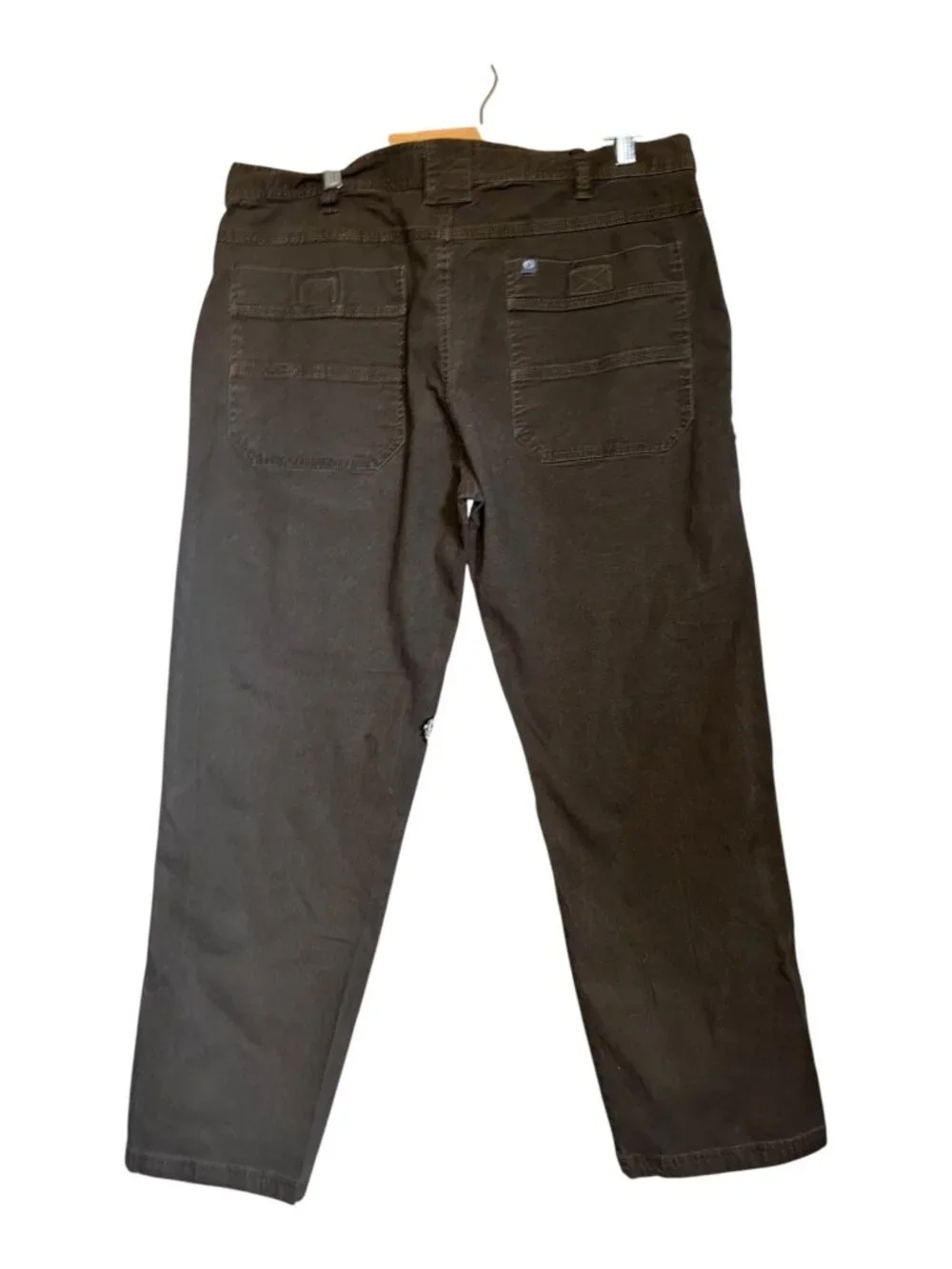 The American Outdoorsman Pants Mens 38x32 Brown Good Utility Canvas Workwear